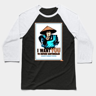 I Want YOU For Kombat Baseball T-Shirt